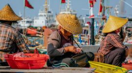 Pelaku UMKM perempuan di kawasan pesisir mengemas produk olahan laut hasil olahan mandiri yang kini mampu menembus pasar nasional. Kegiatan diversifikasi usaha ini menjadi motor penggerak utama dalam meningkatkan kesejahteraan keluarga nelayan secara berkelanjutan.